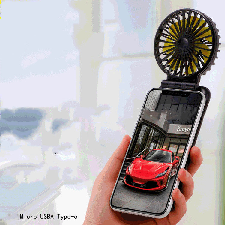 Clip-on portable cooling fan