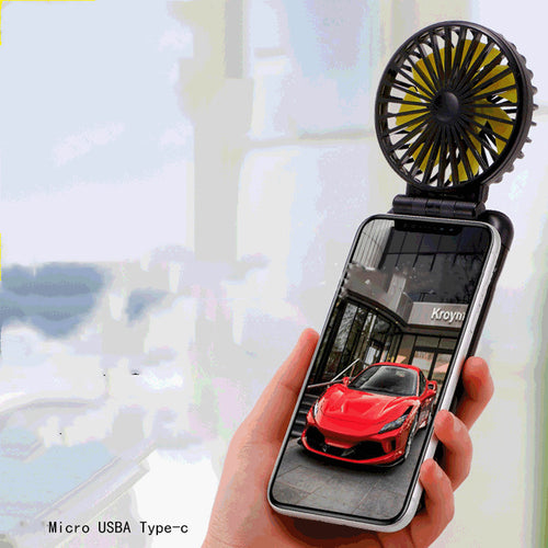Clip-on portable cooling fan