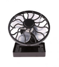 Portable solar mini fan